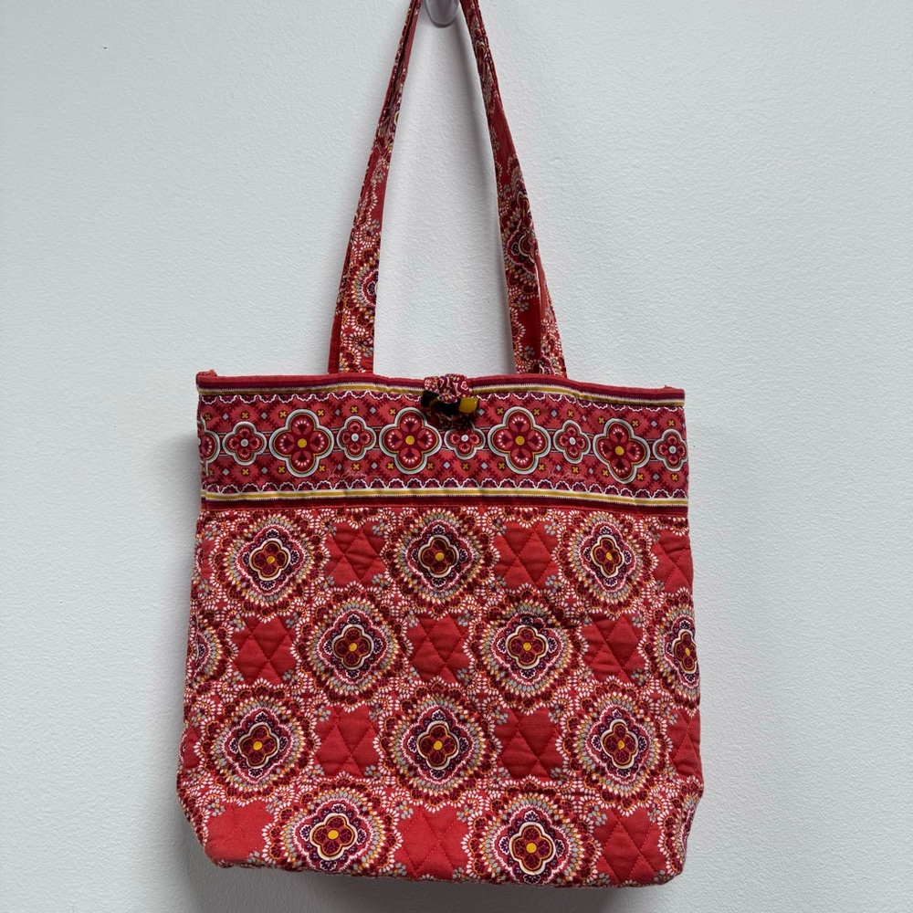 Vera Bradley Floral Print Shoulder Tote Bag